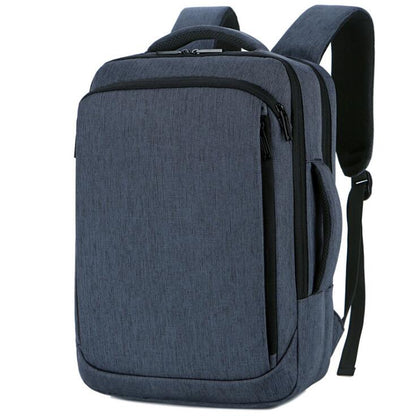 Men's Nylon Backpack Laptop Bag Waterproof Multifunctional Dual-use USB Charging