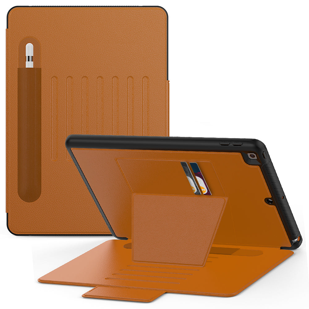 Smart Multiple Wallet Stand Apple iPad 7 Case Leather