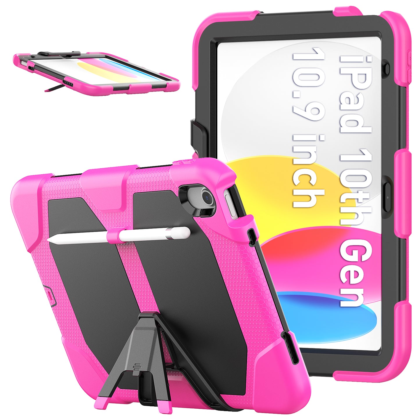 Tough Box Built-in Screen Protector Apple iPad 10 Case Shockproof