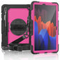 Tough Strap Built-in Screen Protector Galaxy Tab S7 FE Case Multi-functional