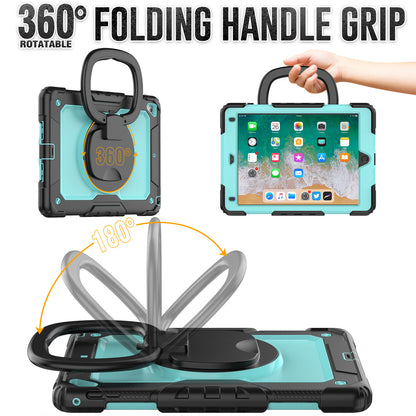 Tough Handle Grip Hook Apple iPad Air 1 Case Rotatable