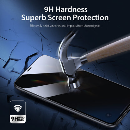 [2 Pack] Anti-Spy Tempered Glass Apple iPhone X Screen Protector