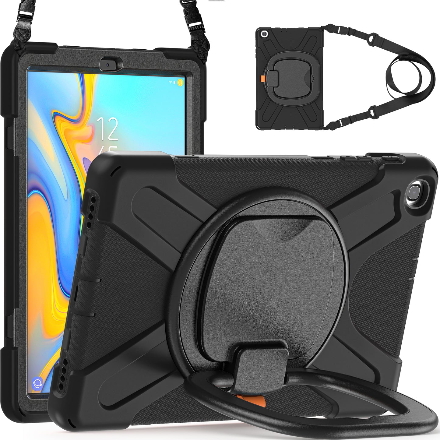 Pirate Box Galaxy Tab A 10.1 (2019) Case Hook Stand Rotating Hand