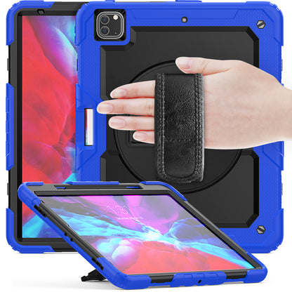 Tough Strap Built-in Screen Protector iPad Pro 12.9 (2020) Case Multi-functional