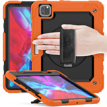 Tough Strap Built-in Screen Protector iPad Pro 11 (2021) Case Multi-functional