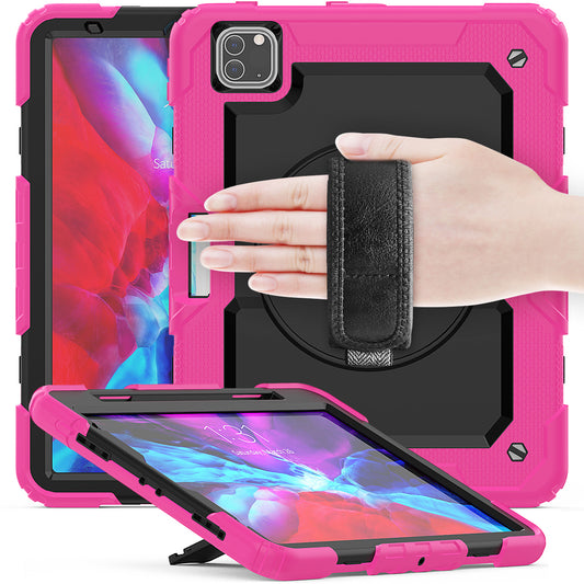 Tough Strap Built-in Screen Protector iPad Pro 11 (2020) Case Multi-functional