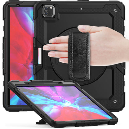 Tough Strap Built-in Screen Protector iPad Pro 12.9 (2020) Case Multi-functional