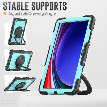 Tough Handle Grip Hook Samsung Galaxy Tab A9+ Case Rotatable