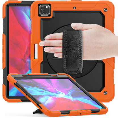 Tough Strap Built-in Screen Protector iPad Pro 12.9 (2020) Case Multi-functional