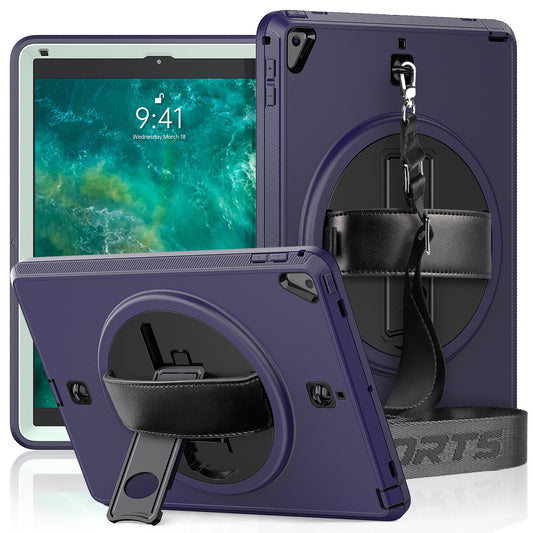 Coolinan Built-in Screen Protector Apple iPad Air 2 Case Hand Strap