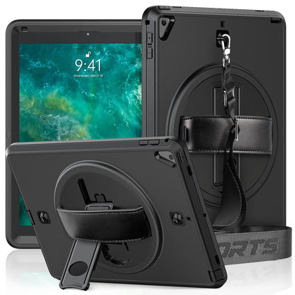 Coolinan Built-in Screen Protector Apple iPad 5 Case Hand Strap