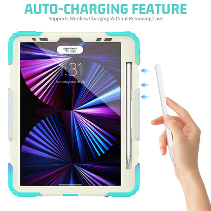 Tough Strap Built-in Screen Protector iPad Air 5 Case Multi-functional