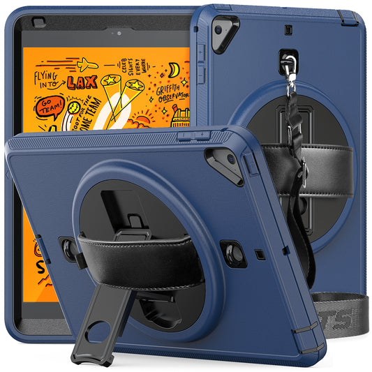 Coolinan Built-in Screen Protector Apple iPad Mini 5 Case Hand Strap