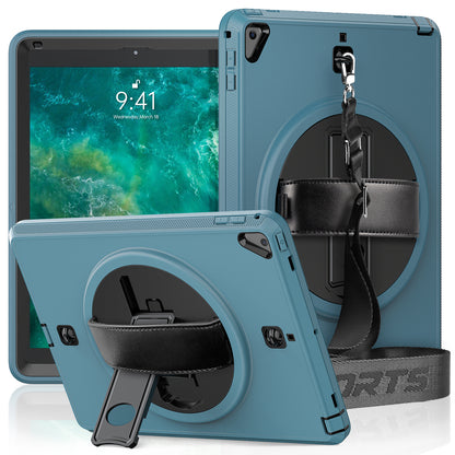 Coolinan Built-in Screen Protector Apple iPad 5 Case Hand Strap