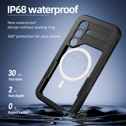 Mars IP68 Waterproof Samsung Galaxy S24 Case Coverage Protection