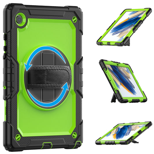 Tough Strap Built-in Screen Protector Galaxy Tab A8 Case Multi-functional