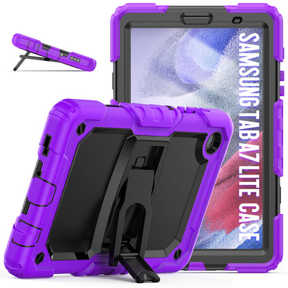 Kickstand Built-in Screen Protector Galaxy Tab A7 Lite Case Shoulder Strap