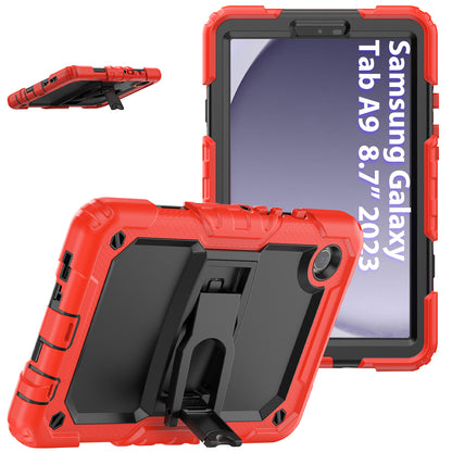 Kickstand Built-in Screen Protector Galaxy Tab A9 Case Shoulder Strap