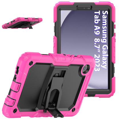 Kickstand Built-in Screen Protector Galaxy Tab A9 Case Shoulder Strap