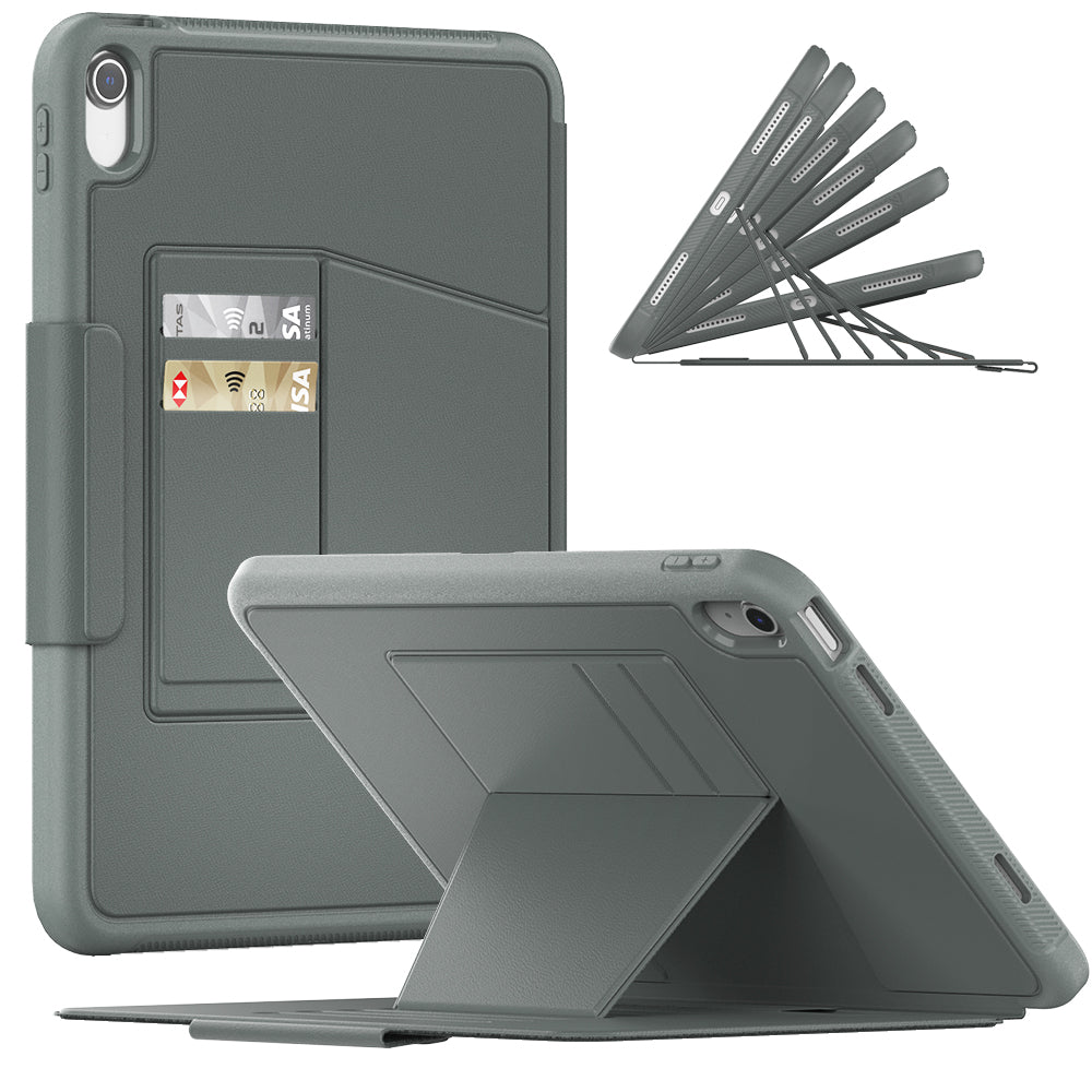 Smart Multiple Wallet Stand Apple iPad 10 Case Leather