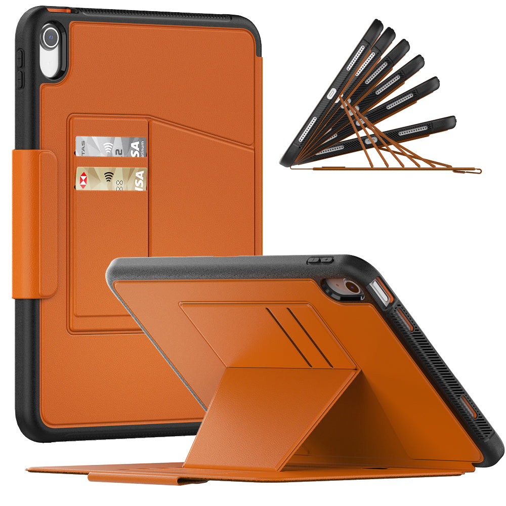 Smart Multiple Wallet Stand Apple iPad 10 Case Leather