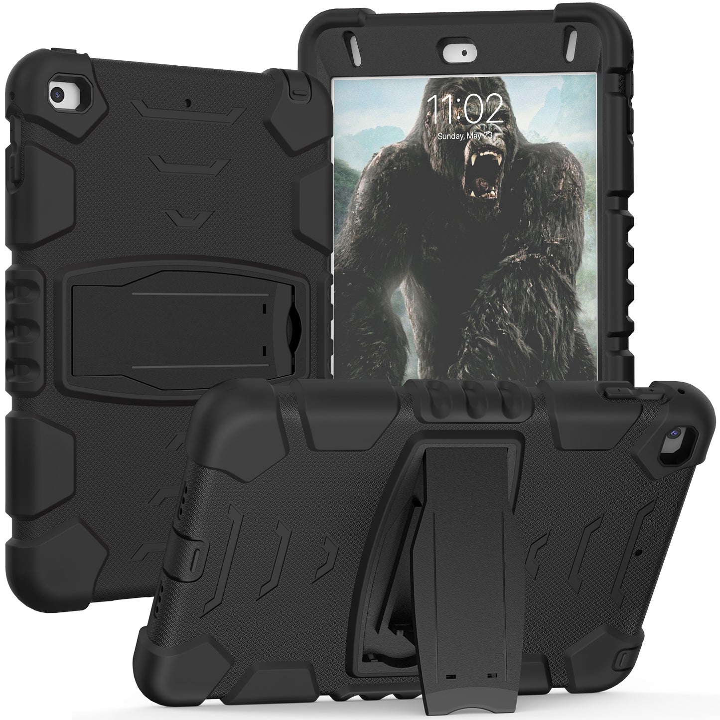 Gorilla King Kong Apple iPad Mini 4 Case Stand Triple Protection