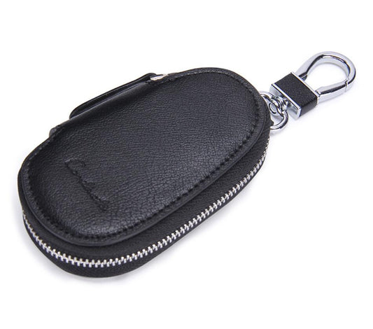 Men's Genuine Leather Keychain Car Bag Fashion Casual Zipper