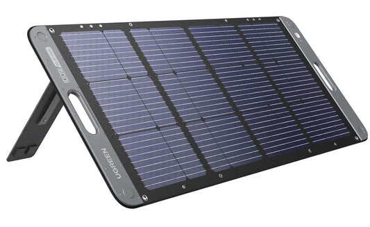 100W Portable Solar Panel Foldable Kickstand Smart Sunlight