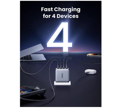 Max Fast 100W USB-C Charger Adapter 4-Port