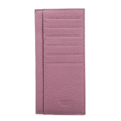 Women's Genuine Leather Wallet Fashionable Long Large Capacity Multiple Card Slots