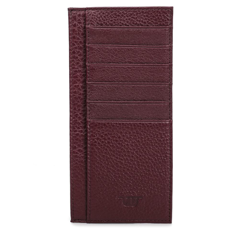 Women's Genuine Leather Wallet Fashionable Long Large Capacity Multiple Card Slots