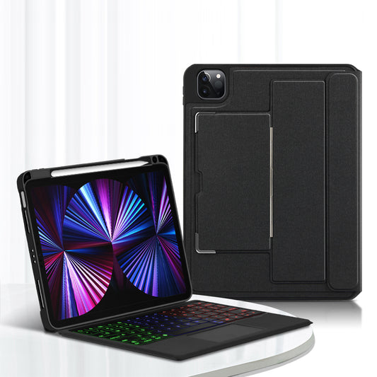 Dissociable 3-backlit Touchpad Keyboard Apple iPad Pro 11 (2018) Case