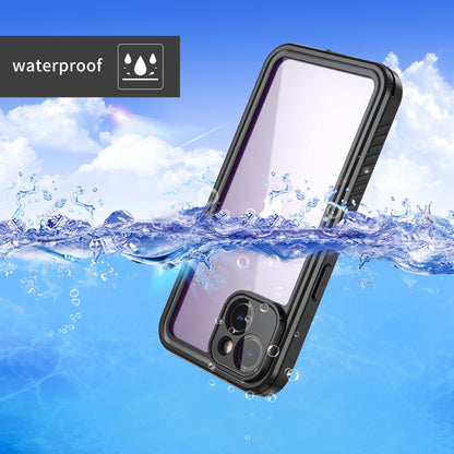 Twill Swimming IP68 Waterproof Apple iPhone 14 Case Bumper Combo