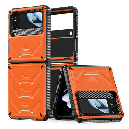 Mech King Samsung Galaxy Z Flip4 Case Rugged Mul-angele Kicktand