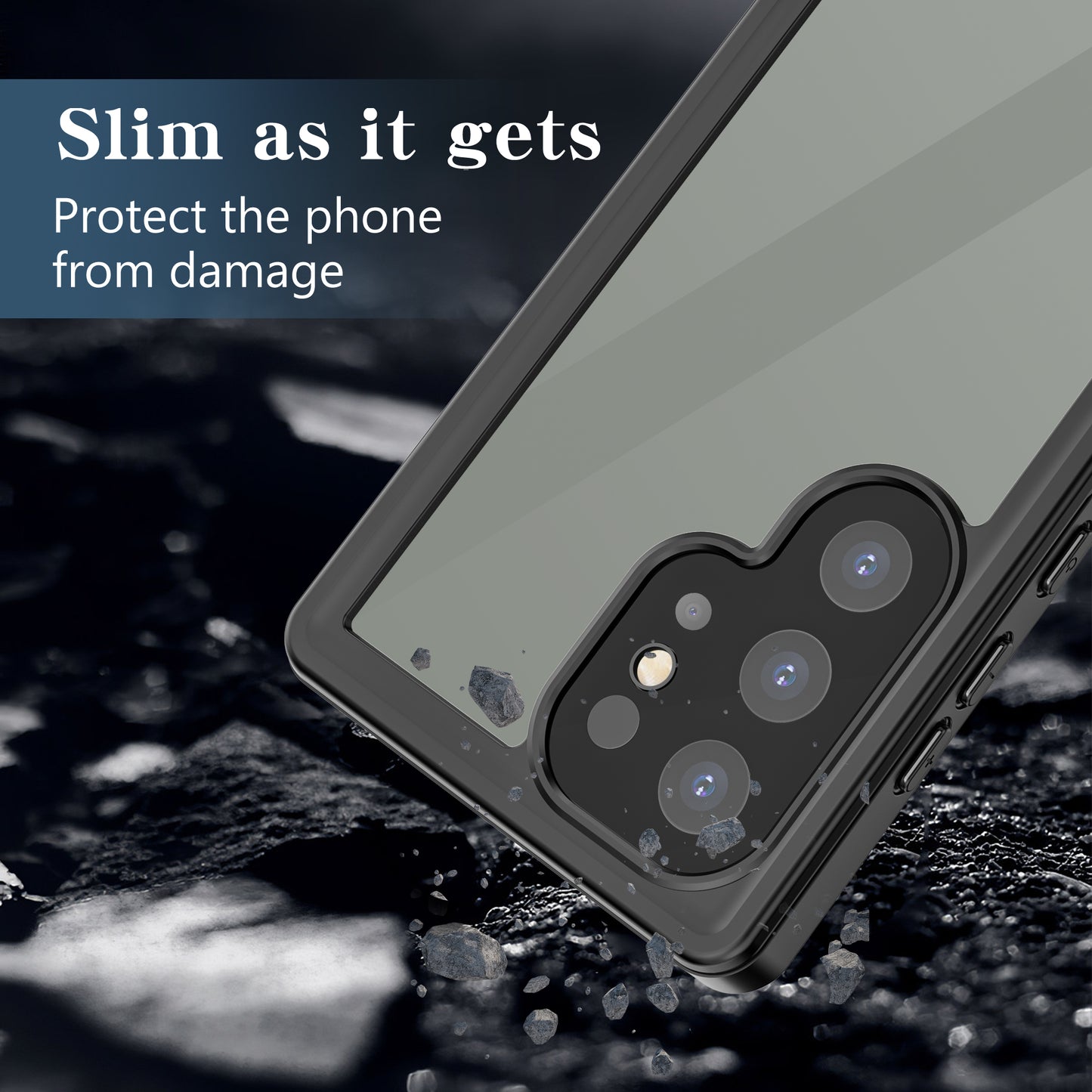 Twill Swimming IP68 Waterproof Samsung Galaxy S24 Ultra Case Bumper Combo