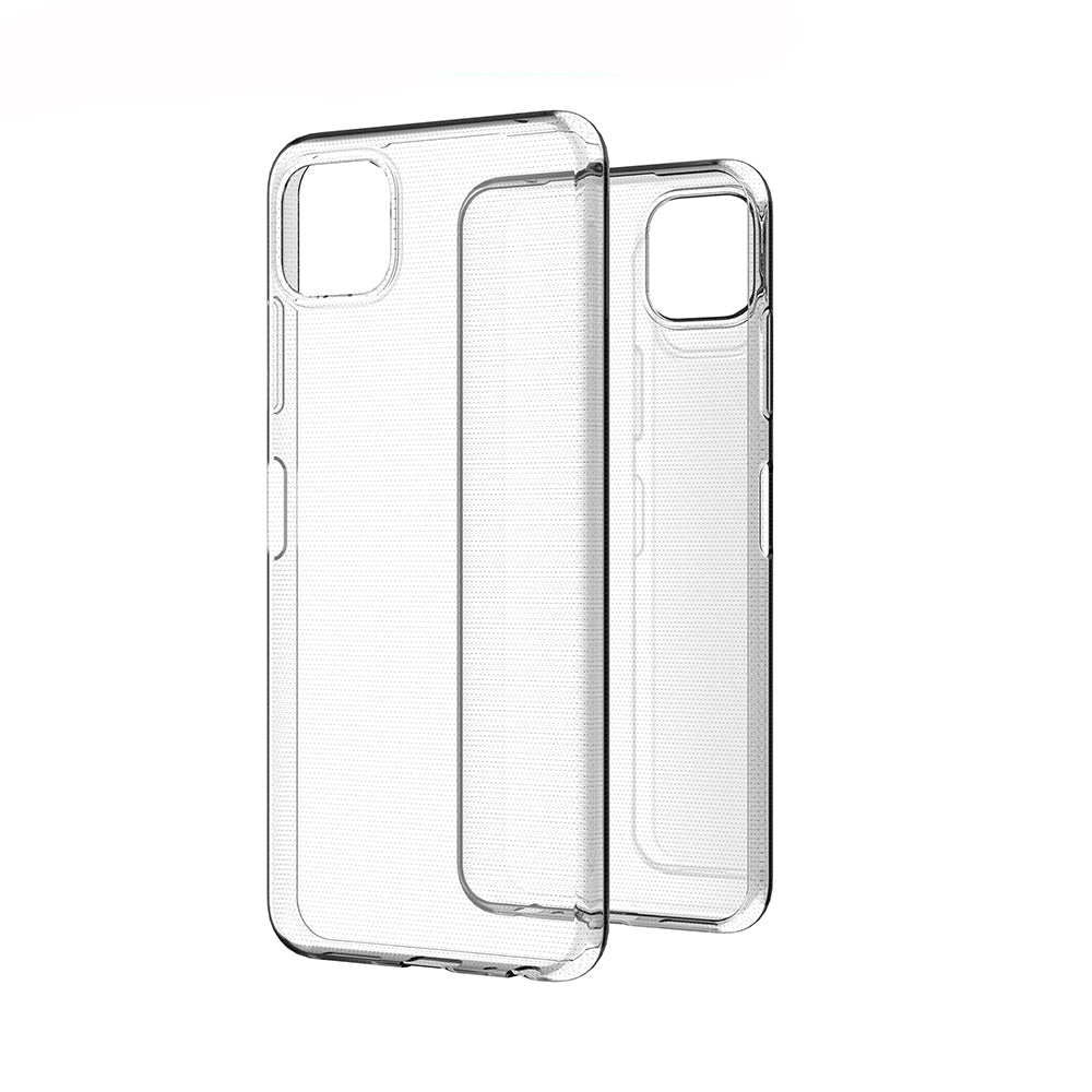 [2 Pack] Dot Clear Rubber Soft TPU Samsung Galaxy A22 Case Back Gel