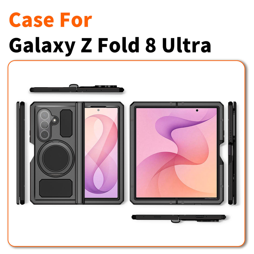 Ultramarine Technology with 12FT Drop Tested Magnetic Case with 360° Stand for Sports & Commute