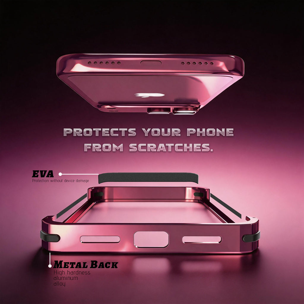 Ultramarine Technology with 12ft Military-Grade Aluminum Metal Phone Case | Zero Damage Protection