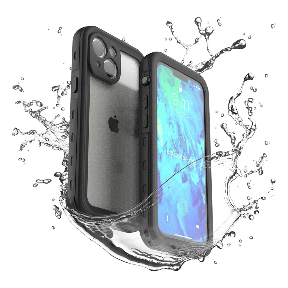 Burst Slim Swimming Waterproof Apple iPhone 13 Mini Case Clear