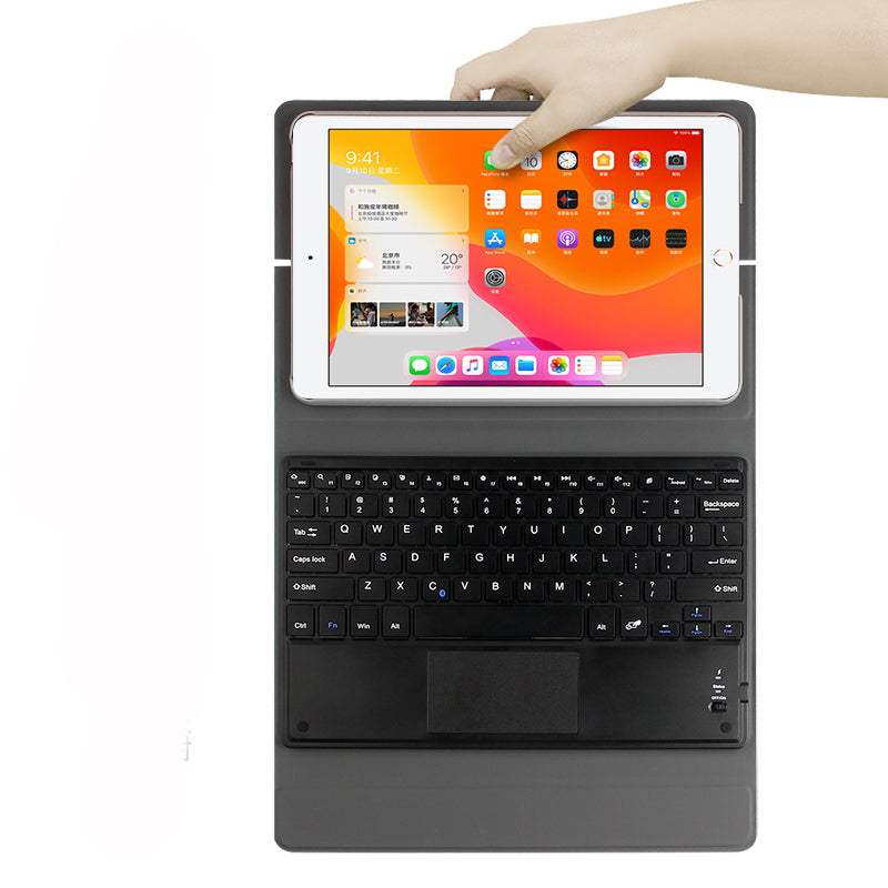 Metal Hinge Touchpad Keyboard Apple iPad 5 Case Detachable