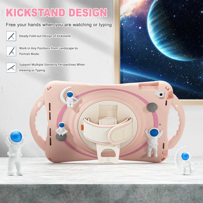 Spaceman iPad 5 Case 360 Rotating Hand Shoulder Strap