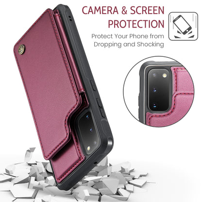 Sturdy Kickstand Samsung Galaxy S20 Case Multiple Card Slot