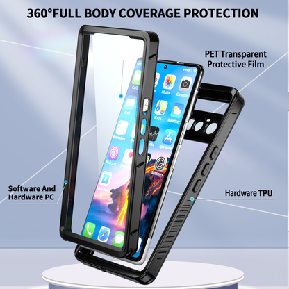 Twill Swimming IP68 Waterproof Google Pixel 6 Pro Case Bumper Combo