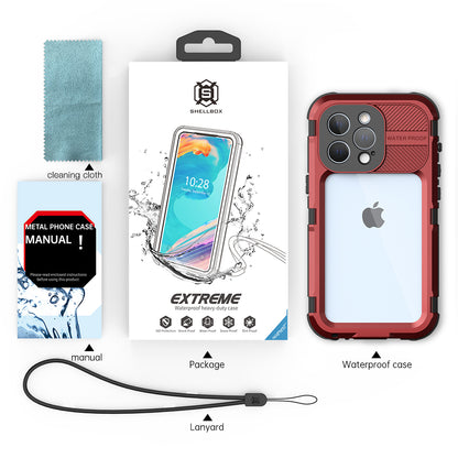 Lens Protection Waterproof Apple iPhone 13 Pro Case Aluminum