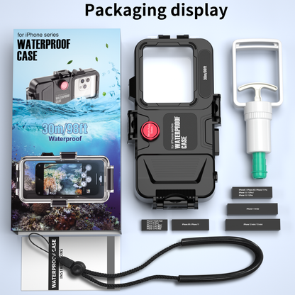 Multi-layer Lock Waterproof Apple iPhone 11 Pro Max Case Diving 30m