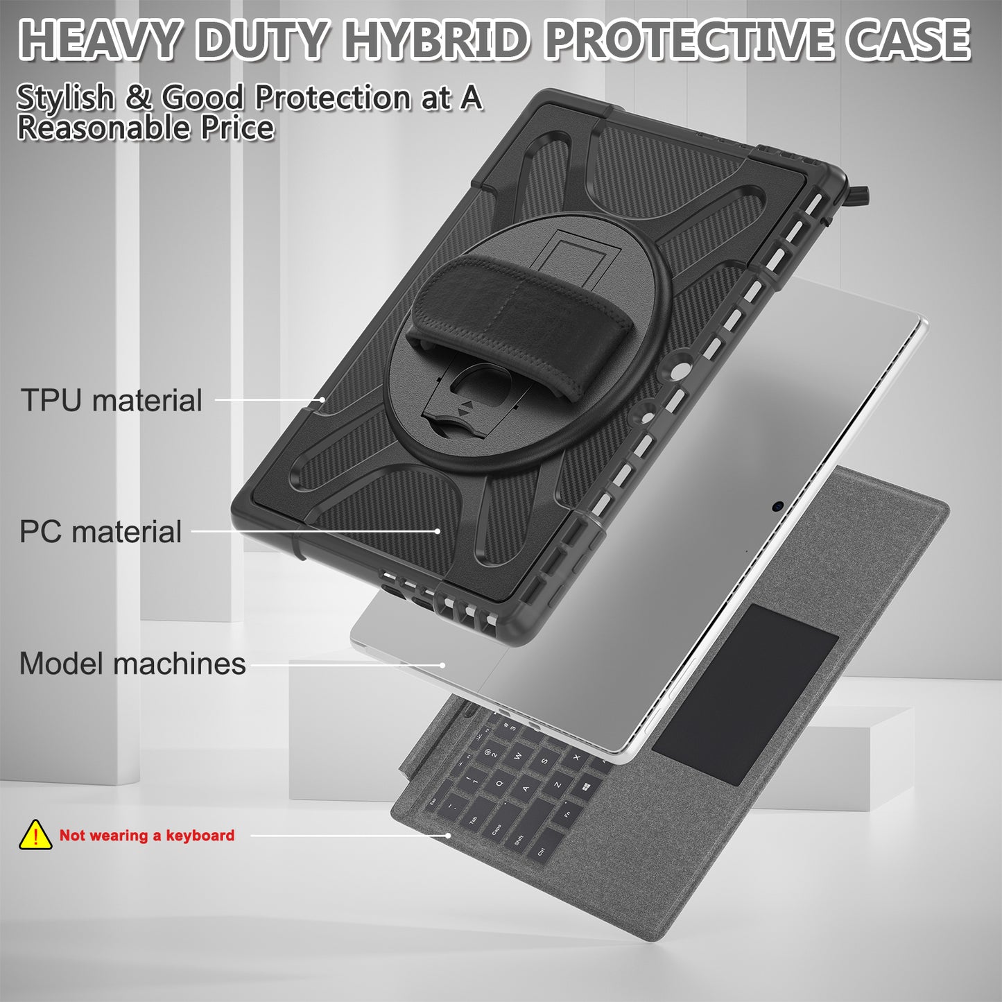 Loop Beer Microsoft Surface Pro 9 Case Multi Protection Stable Stand