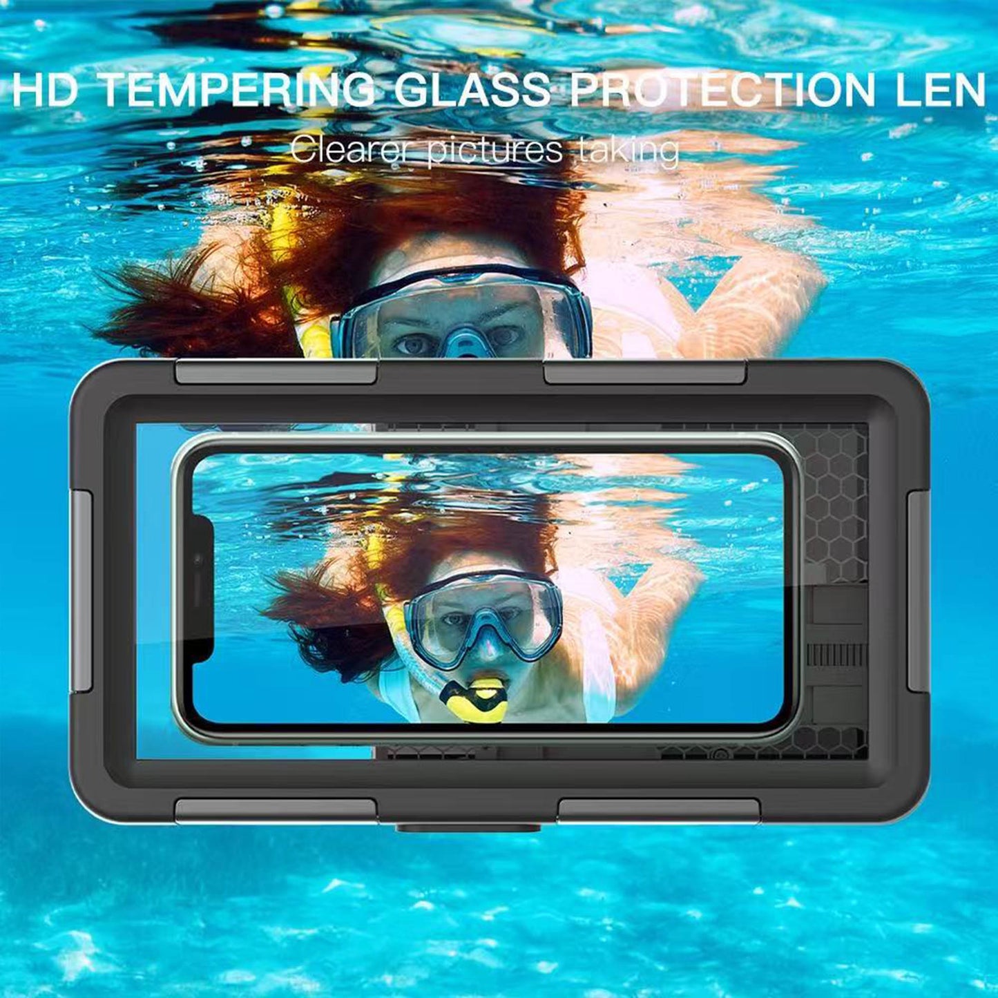 Ultramarine Technology 15m Waterproof Professional Diving Phone Case with Bluetooth Controller