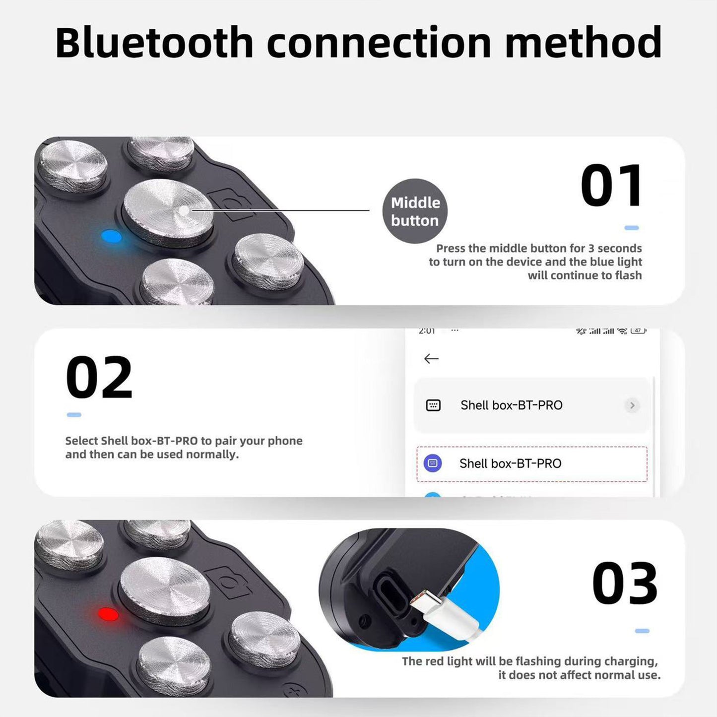 Ultramarine Technology 15m Waterproof Professional Diving Phone Case with Bluetooth Controller