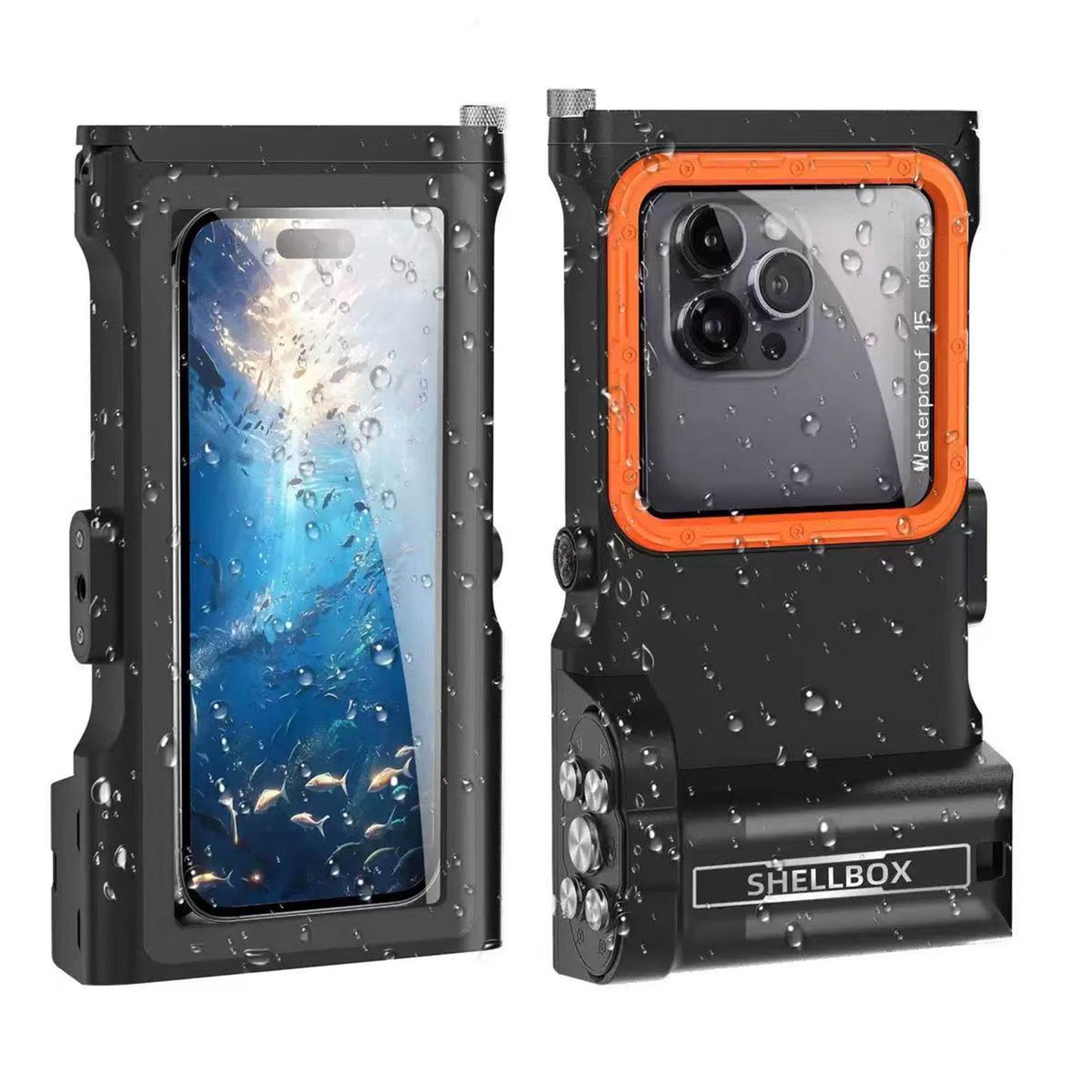 Ultramarine Technology 15m Waterproof Professional Diving Phone Case with Bluetooth Controller