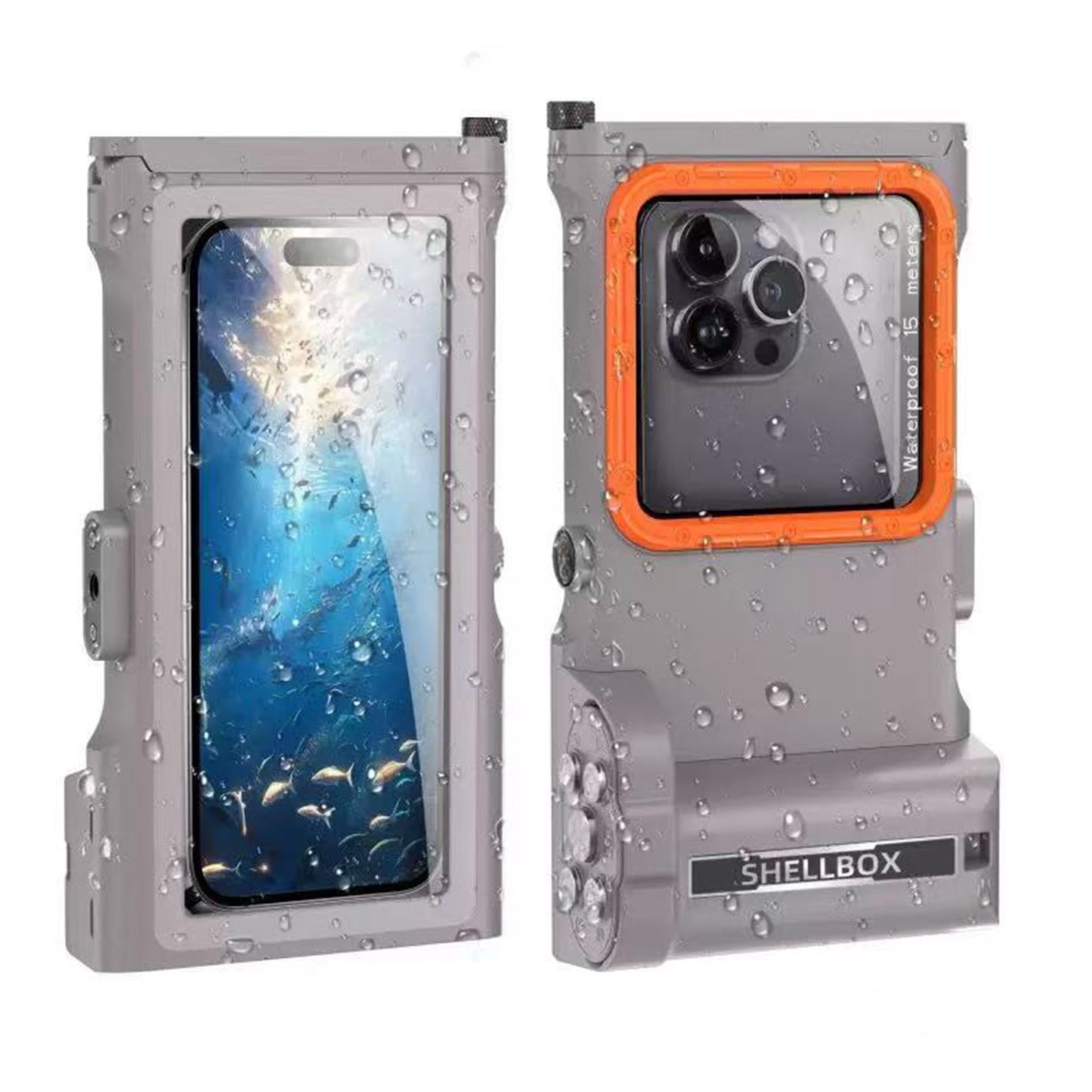 Ultramarine Technology 15m Waterproof Professional Diving Phone Case with Bluetooth Controller